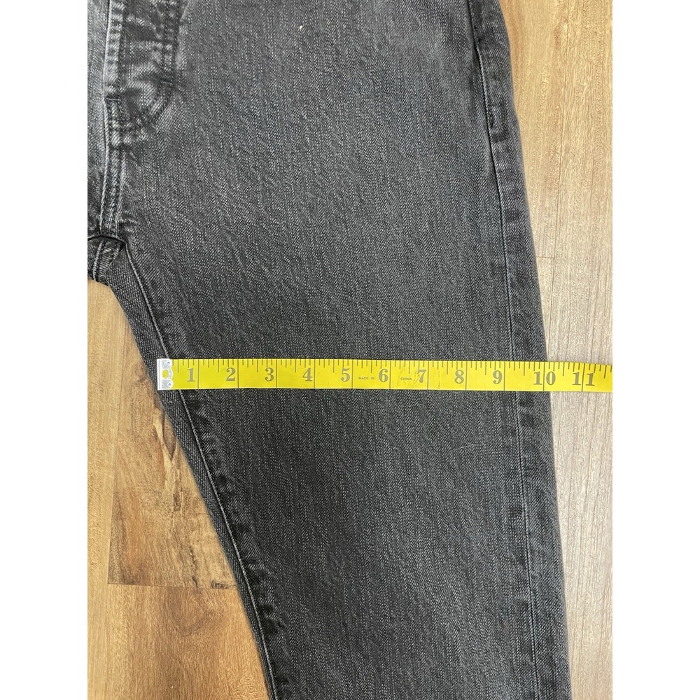 Taylor Stitch Slim Denim Jeans Fly Button Black Cotton Selvage Size 31x32 - Picture 12 of 13